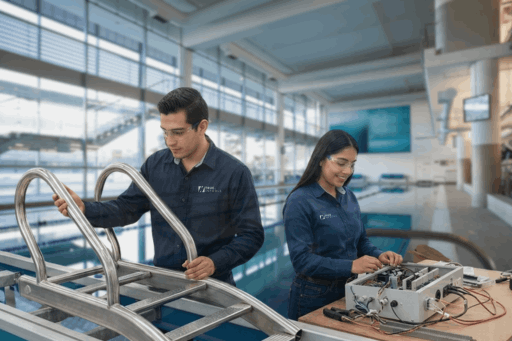 Fabricación de equipos para albercas